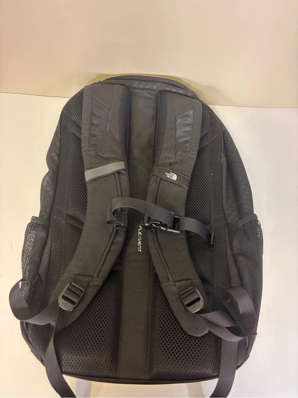 The North Face Black Backpack with Yellow Accents - Vault